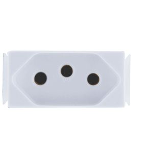 Módulo Tomada 2P+T Aria Branco 20A 250V - 57217032 - Tramontina