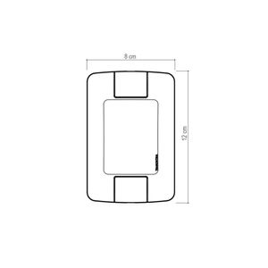 Conjunto 4x2 com 2 Interruptores Simples Aria Branco 6A 250V - 57241040 - Tramontina