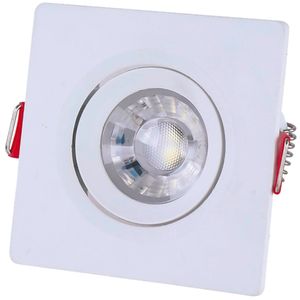 Spot de LED Quadrado Branco Frio 5W 6500K - 58021654 - Tramontina