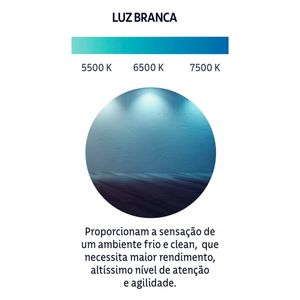 Spot de LED Quadrado Branco Frio 5W 6500K - 58021654 - Tramontina