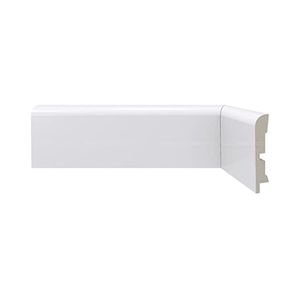 Rodapé Santa Luzia 446 70x15mm Branco 2,40m