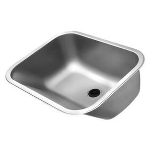 Tanque Inox Monobloco com Válvula de Embutir/Sobrepor Polido Cromado 55x45x23CM - Docol