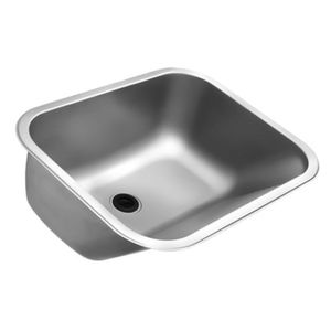 Tanque Inox Monobloco com Válvula de Embutir/Sobrepor Polido Cromado 55x45x23CM - Docol