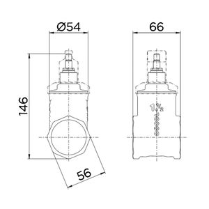 Registro de Gaveta 1 1/2" - 25131500 - Docol