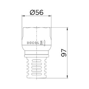 Válvula de Sucção 1 1/4" - 30011300 - Docol