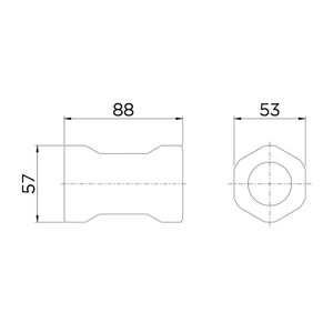 Válvula de Retenção Universal 1 1/2" - 00111000 - Docol