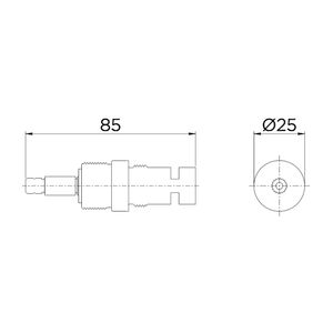 Cartucho Cerâmico DBC Base 1/2", 3/4" - 00326600 - Docol