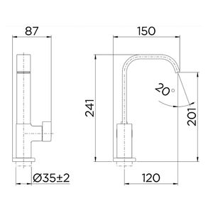 Torneira para Banheiro Mesa Next Cromado - 00644006 - Docol