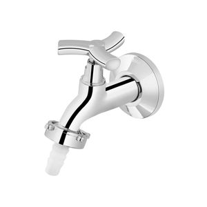 Torneira para Jardim/Tanque Parede Bica Curta 1130 Primor Cromado 1/2" e 3/4" - 00672806 - Docol