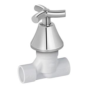 Registro de Pressão Basetec PVC 25MM com Acabamento Primor Cromado - 00676106 - Docol