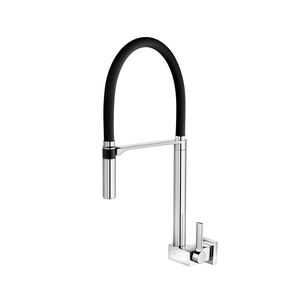 Torneira para Cozinha Parede Bica Alta Doc Cromado e Preta - 00742857 - Docol