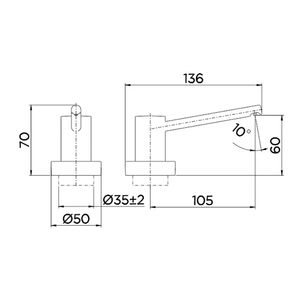 Dispensador para Sabonete/Detergente PressMatic Cromado - 17200006 - Docol