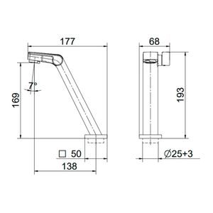 Torneira para Banheiro Mesa Stillo Cromado - 00820206 - Docol
