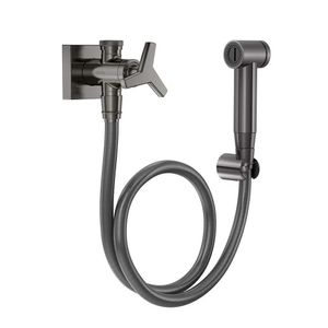 Ducha Higiênica com Registro e Derivação Docol City Grafite Escovado - 00876970 - Docol