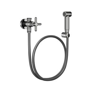 Ducha Higiênica com Registro e Derivação Liss Grafite Polido - 00921148 - Docol