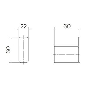 Cabide Docolflat Grafite Pol