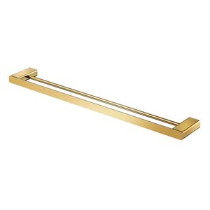 Porta Toalha Barra Dupla Flat Ouro Polido - 01013743 - Docol
