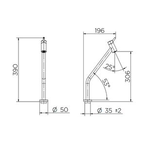 Torneira para Banheiro Mesa Bica Baixa Nova Lóggica Cromado - 01106406 - Docol