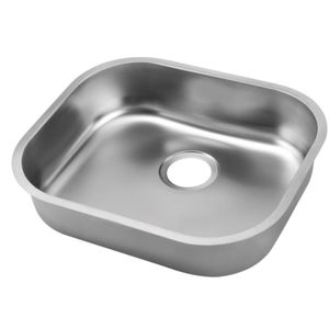 Cuba Inox Docol Quadrada De Embutir Sem Polimento E Sem Válvula 40X34X12Cm