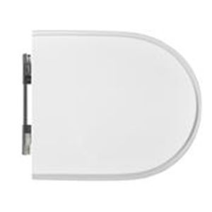 Assento Sanitário Sicmol Riviera Nexo Smart em MDF Branco Cromado