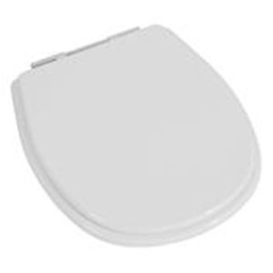 Assento Sanitário Sicmol Aspen e Fast em MDF Branco Cromado