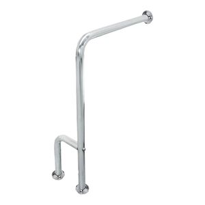 Barra de Segurança para Vaso Sanitário Sicmol 80x73cm Alumínio Cromada
