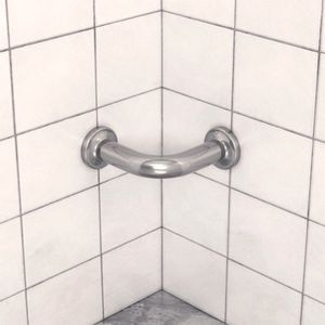 Barra de Apoio De Canto Sicmol Para Pés Aluminio 15 CM