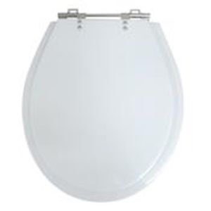 Assento Sanitário Sicmol Ravena Targa Studio Slim em Poliester Branco