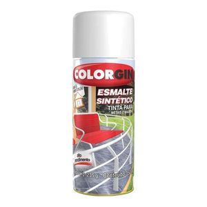 Esmalte Sintético Spray Brilhante Colorgin Branco Gelo