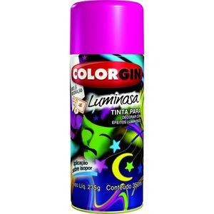 Tinta Spray Colorgin Luminosa Amarelo 350ml
