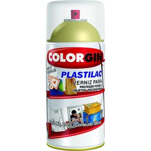 Tinta Spray Colorgin Verniz Plastilac Brilho 300ml