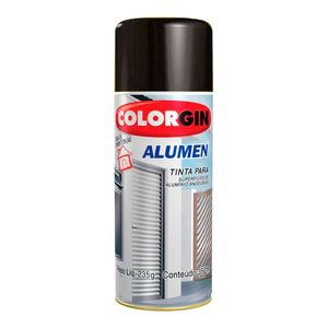 Spray Alumen Colorgin Preto Fosco 350ml