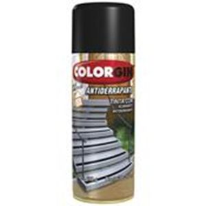 Tinta Spray Colorgin Antiderrapante SW Preto 350ml