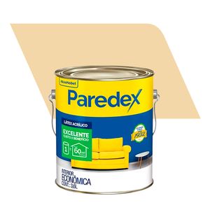 Tinta Acrílica Econômica Fosco Paredex Amarelo Acácia 3,6L - Coral