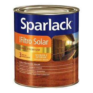 Verniz para Madeira Exterior Brilhante Premium Solgard Incolor 3,6L - Sparlack