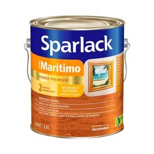 Verniz para Madeira Exterior Brilhante Premium Extra Marítimo Incolor 3,6L - Sparlack