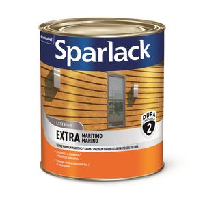 Verniz para Madeira Exterior Brilhante Premium Extra Marítimo Incolor 0,9L - Sparlack