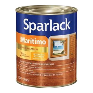 Verniz para Madeira Exterior Brilhante Premium Extra Marítimo Incolor 0,9L - Sparlack