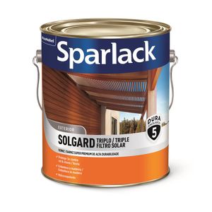 Verniz para Madeira Exterior Brilhante Premium Solgard Mogno 3,6L - Sparlack