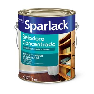 Selador para Madeira Concentrado Incolor 3,6L - Sparlack