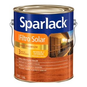 Verniz para Madeira Exterior Brilhante Premium Solgard Mogno 3,6L - Sparlack