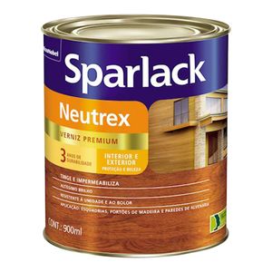Verniz para Madeira Exterior Brilhante Premium Neutrex Mogno 0,9L - Sparlack