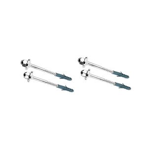 Kit Parafuso para Fixação 4 Peças Tanque em Aço Cromado Esteves