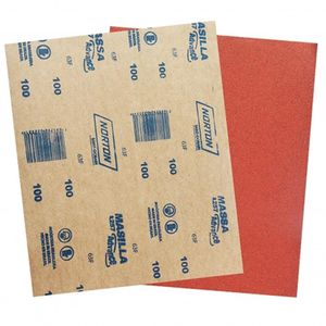 Lixa para Madeira e Massa Grão 80 225X275MM - Norton