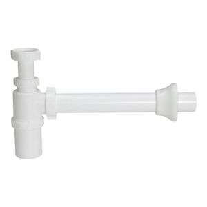 Sifão Copo Sanfonado para Pia Americana Amanco PVC 1.1/2" e 1.1/2"