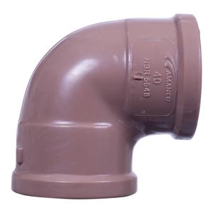 Joelho 90 Amanco PVC Soldável 40 MM