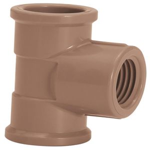 Tee 90 Amanco PVC Roscável 25 MM X 3/4"
