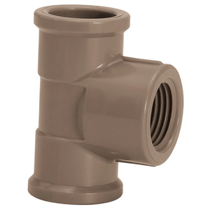 Tee 90 Amanco PVC Roscável 20 MM X 1/2"
