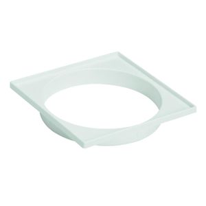 Porta Grelha Amanco para Caixa Sifonada Quadrado N20 150 MM Branco