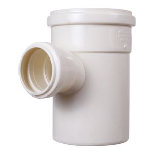 Tee 90 de Redução Amanco PVC 100 X 50 MM